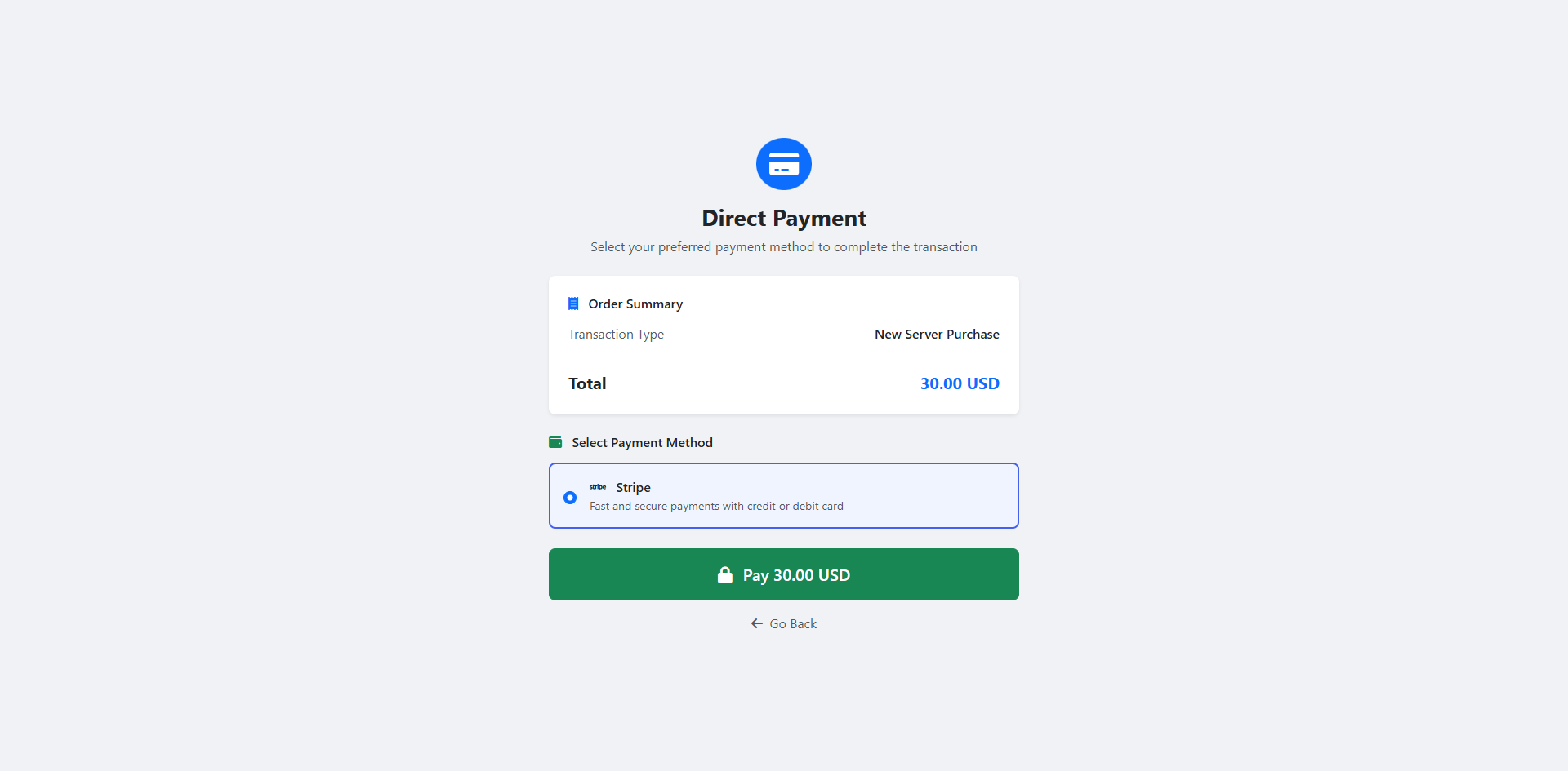Pay Less Direct Order Direct Payment - Skip Balance, Pay Instantly - PteroCA Marketplace